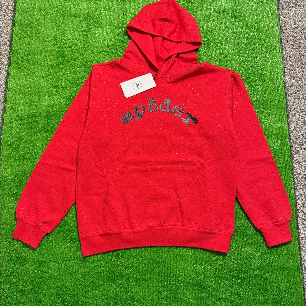 Red VVS Spider Hoodie